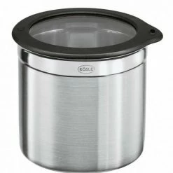 Rösle Dose Aus Edelstahl Mit Frischhaltedeckel 16 Cm/ 6,5 Cm/ 1,2 L