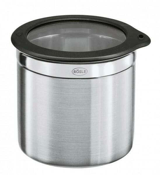Rösle Dose Aus Edelstahl Mit Frischhaltedeckel 16 Cm/ 6,5 Cm/ 1,2 L 3 Rösle Dose Aus Edelstahl Mit Frischhaltedeckel 16 Cm/ 6,5 Cm/ 1,2 L