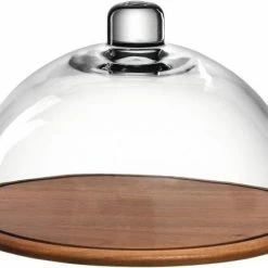 Leonardo Holzkäseplatte/Glasglocke CUCINA 2-teilig