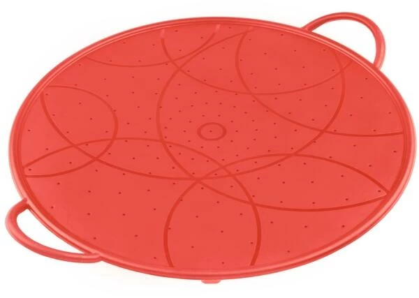 Kuhn Rikon Spritzschutz Silikon Rot 26cm 3 Kuhn Rikon Spritzschutz Silikon Rot 26cm