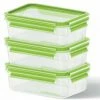 Emsa Frischhaltedosen Clip & Close, 3-teilig 0,55 L In Hellgrün 1 Emsa Frischhaltedosen Clip & Close, 3-teilig 0,55 L In Hellgrün -Le Creuset Shop 403045 CC 3er 01 scha xl