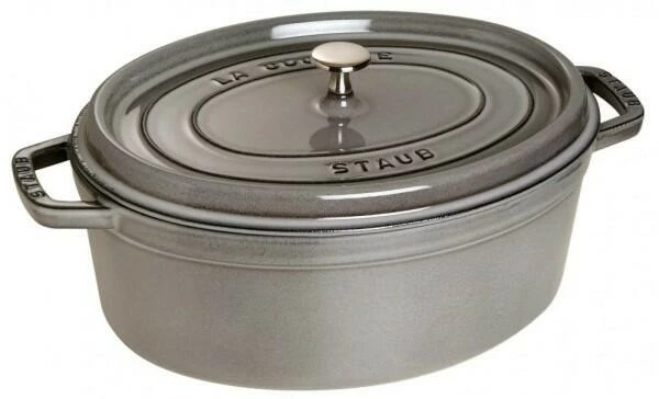 Staub Cocotte Oval Aus Gusseisen In Graphitgrau 23 Cm / 2,35 Liter 3 Staub Cocotte Oval Aus Gusseisen In Graphitgrau 23 Cm / 2,35 Liter