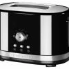 KitchenAid Toaster Mit Manueller Bedienung 2-Scheiben In Onyx Schwarz -Le Creuset Shop 5KMT2116EOB neu