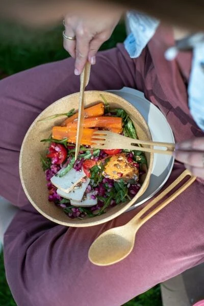 Koziol Besteck-Set KLIKK, 3-tlg. In Wood 8 Koziol Besteck-Set KLIKK, 3-tlg. In Wood – Bild 6