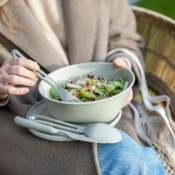 Koziol Besteck-Set KLIKK, 3-tlg. In Sand -Le Creuset Shop 7275 CONNECT BOX 8003 KLIKK 700 1