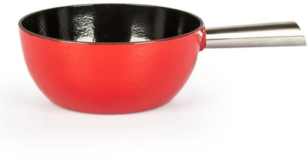 Stöckli Käsefondue-Caquelon Elegance, Rot-schwarz 21 Cm / 2,2 L 3 Stöckli Käsefondue-Caquelon Elegance, Rot-schwarz 21 Cm / 2,2 L