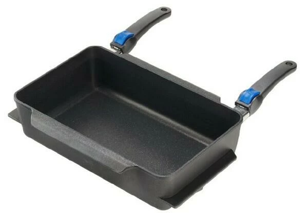 AMT Gastroguss AMT Multibräter Aus Aluguss Multibräterunterbau: 38 X 24 Cm / Boden: 33 X 19 Cm / Höhe: 10,5 Cm / Länge U. Breite Mit Griffen: 41,5 X 47,0 Cm / Gewicht: 3,7 Kg 5 AMT Gastroguss AMT Multibräter Aus Aluguss Multibräterunterbau: 38 X 24 Cm / Boden: 33 X 19 Cm / Höhe: 10,5 Cm / Länge U. Breite Mit Griffen: 41,5 X 47,0 Cm / Gewicht: 3,7 Kg – Bild 3