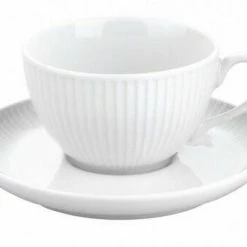Pillivuyt Teetasse Plissé Unterteller Durchmesser 140 Mm