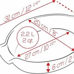 Appolia Auflaufform Oval In Rot 31 Cm Länge 10 Appolia Auflaufform Oval In Rot 31 Cm Länge -Le Creuset Shop APPOLIA DIMENSIONS Ovale 31 2