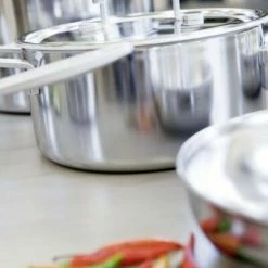 Demeyere Bratentopf Industry Mit Deckel 18 Cm/ 2,2 L/ 9 Cm 15 Demeyere Bratentopf Industry Mit Deckel 18 Cm/ 2,2 L/ 9 Cm -Le Creuset Shop Demeyere DM 07 11 090 Industry l 1