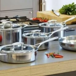 Demeyere Bratentopf Industry Mit Deckel 20 Cm/ 3,0 L/ 10 Cm -Le Creuset Shop Demeyere DM 11 07 001 l 2