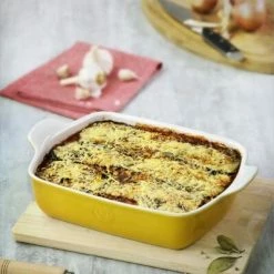 Emile Henry Gastro Emile Henry Gratinform Modern Classics Rechteckig In Rot 26 X 17,5 Cm / 1,1 Liter -Le Creuset Shop EH 962X Amb PlatFour Baker Lasagna V