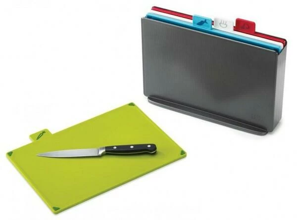 Joseph Joseph Schneidebretter-Set Index Groß In Graphit, 4-tlg. 5 Joseph Joseph Schneidebretter-Set Index Groß In Graphit, 4-tlg. – Bild 3