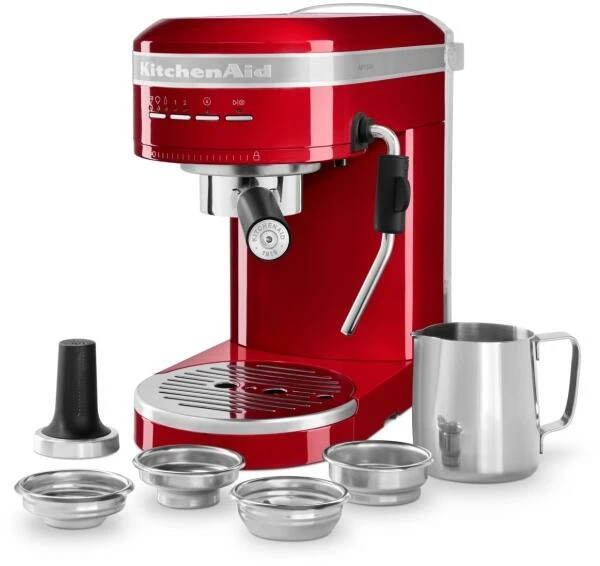 KitchenAid Halbautomatische Espressomaschine ARTISAN In Empire Rot 7 KitchenAid Halbautomatische Espressomaschine ARTISAN In Empire Rot – Bild 5