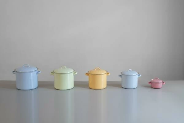 Riess Emaille Riess Topf Aus Emaille In Pastell-blau 24 Cm 7 Riess Emaille Riess Topf Aus Emaille In Pastell-blau 24 Cm – Bild 5