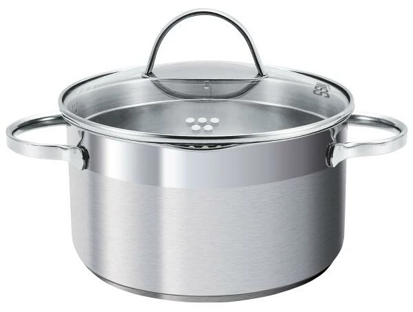 SSW Kochtopf Comfort Mit Glasdeckel 24 Cm/ 6,1 L 3 SSW Kochtopf Comfort Mit Glasdeckel 24 Cm/ 6,1 L