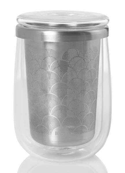 AdHoc Teeglas Mit Teefilter Fusion Glass, 0,4 L – Bild 2