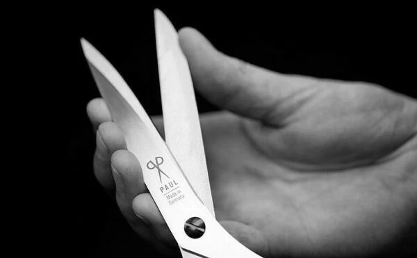 Scherenmanufaktur Paul Universalschere Mit Mikroverzahnung, Blau 5 Scherenmanufaktur Paul Universalschere Mit Mikroverzahnung, Blau – Bild 3