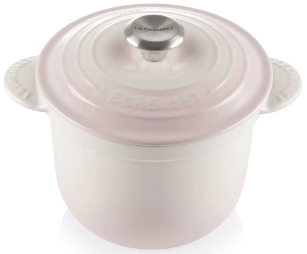 Le Creuset Cocotte Every In Shell Pink 3 Le Creuset Cocotte Every In Shell Pink